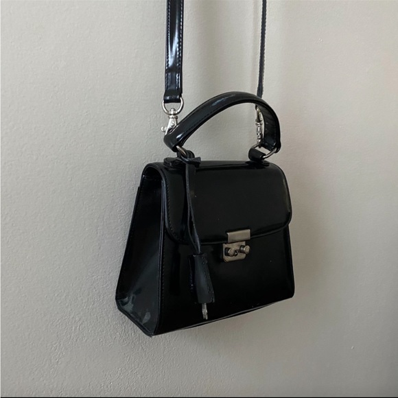 Vintage Black Purse Bag Crossbody - Picture 4 of 8